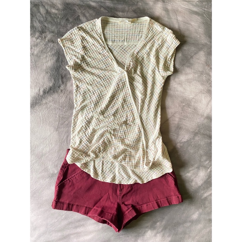 Maroon Hollister Shorties